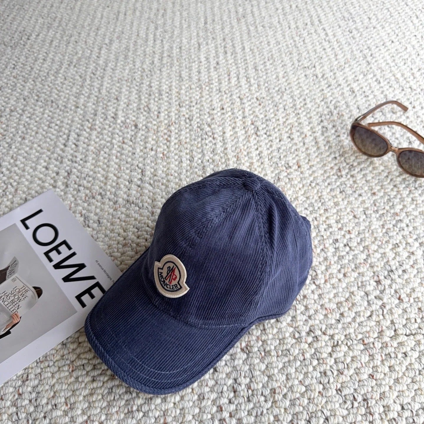 Moncler Logo Baseball Cap Velvet 413193