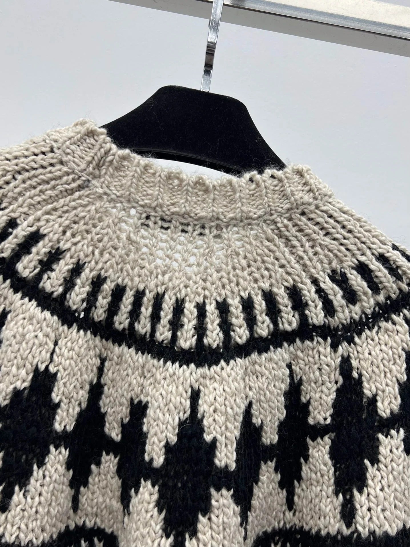 DIOR 25S JACQUARD KNIT SWEATER 668
