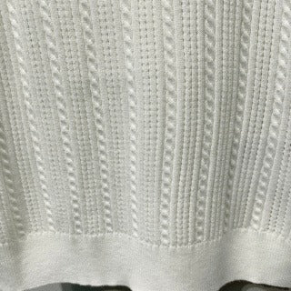Miu 26s Vest White Wool 406231