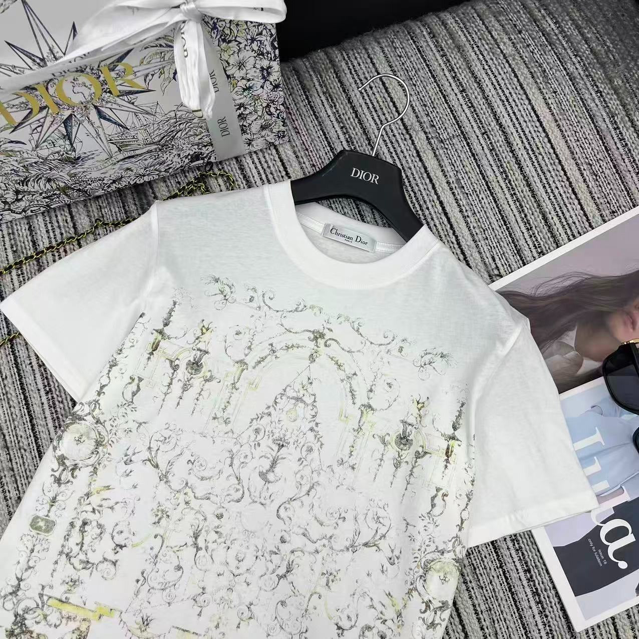 DIOR 25S SHORT-SLEEVE CREW NECK T-SHIRT 840
