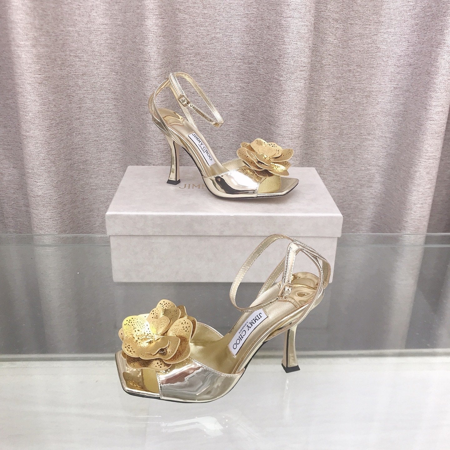 Jimmy Choo 2026 Mimmi Sandals 85mm Sheepskin 910775