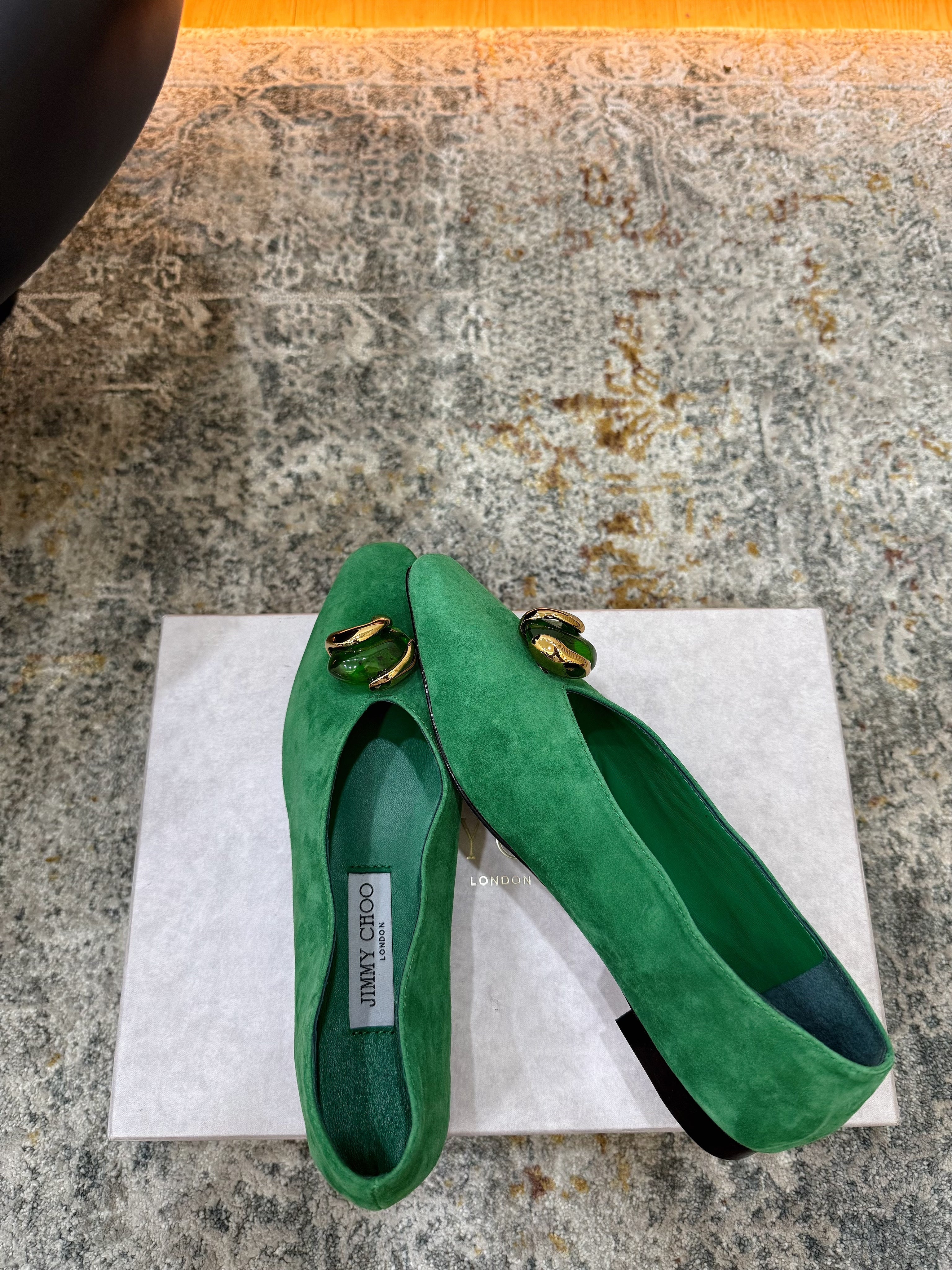 JC 26s Margot Flat Clover Suede 996479