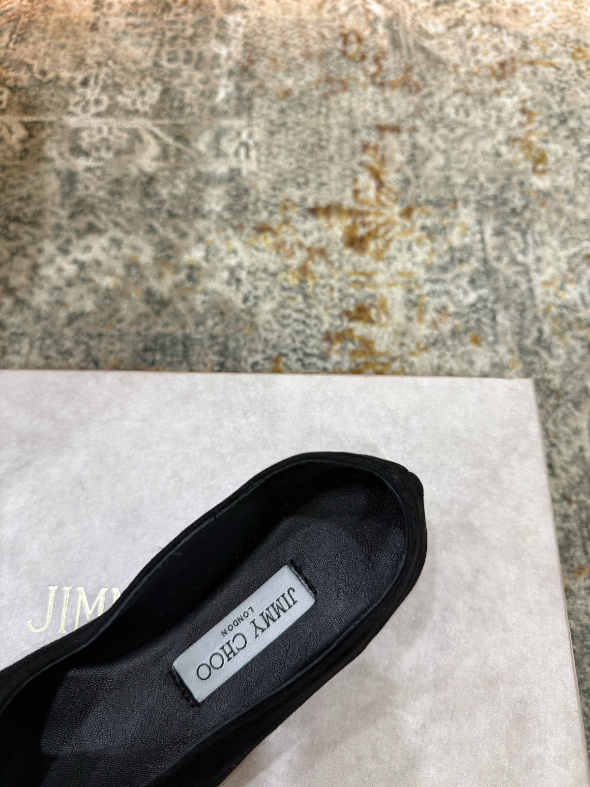 JC 26s Margot Flat Black Suede 996481