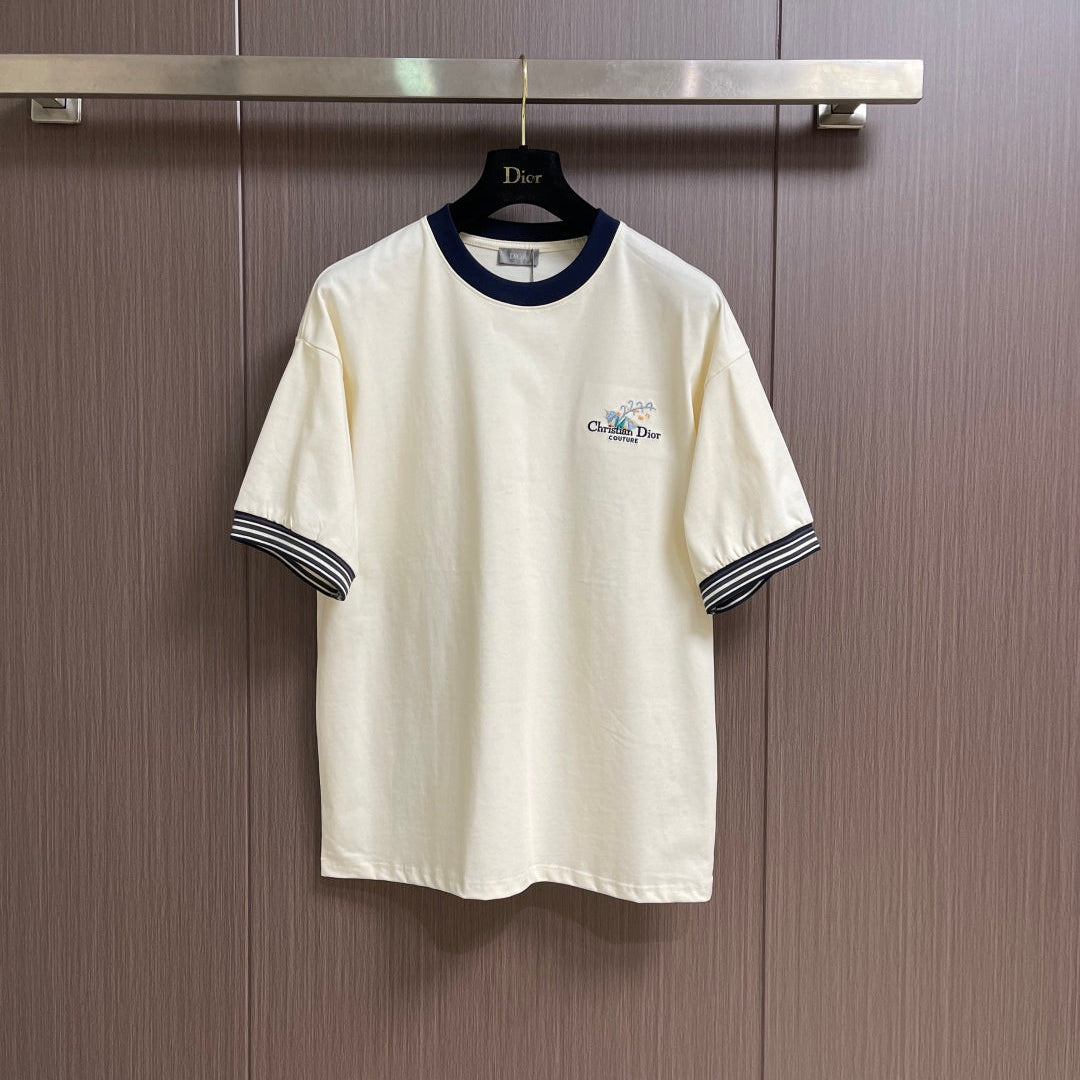 Dior 26s Short-Sleeve Crew Neck T-Shirt 1048