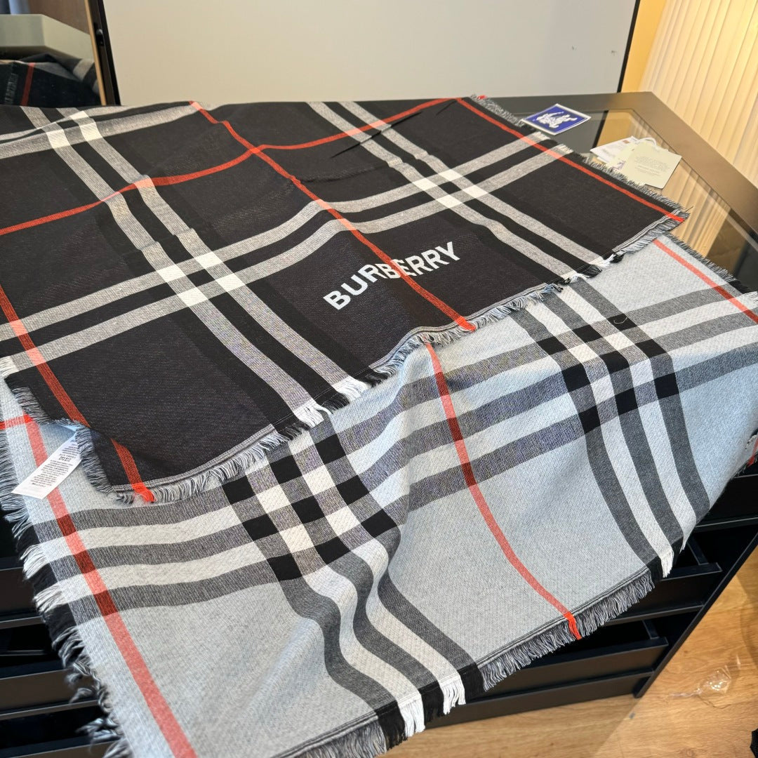 BBR Long Scarf 200CM Black Cashmere 293339