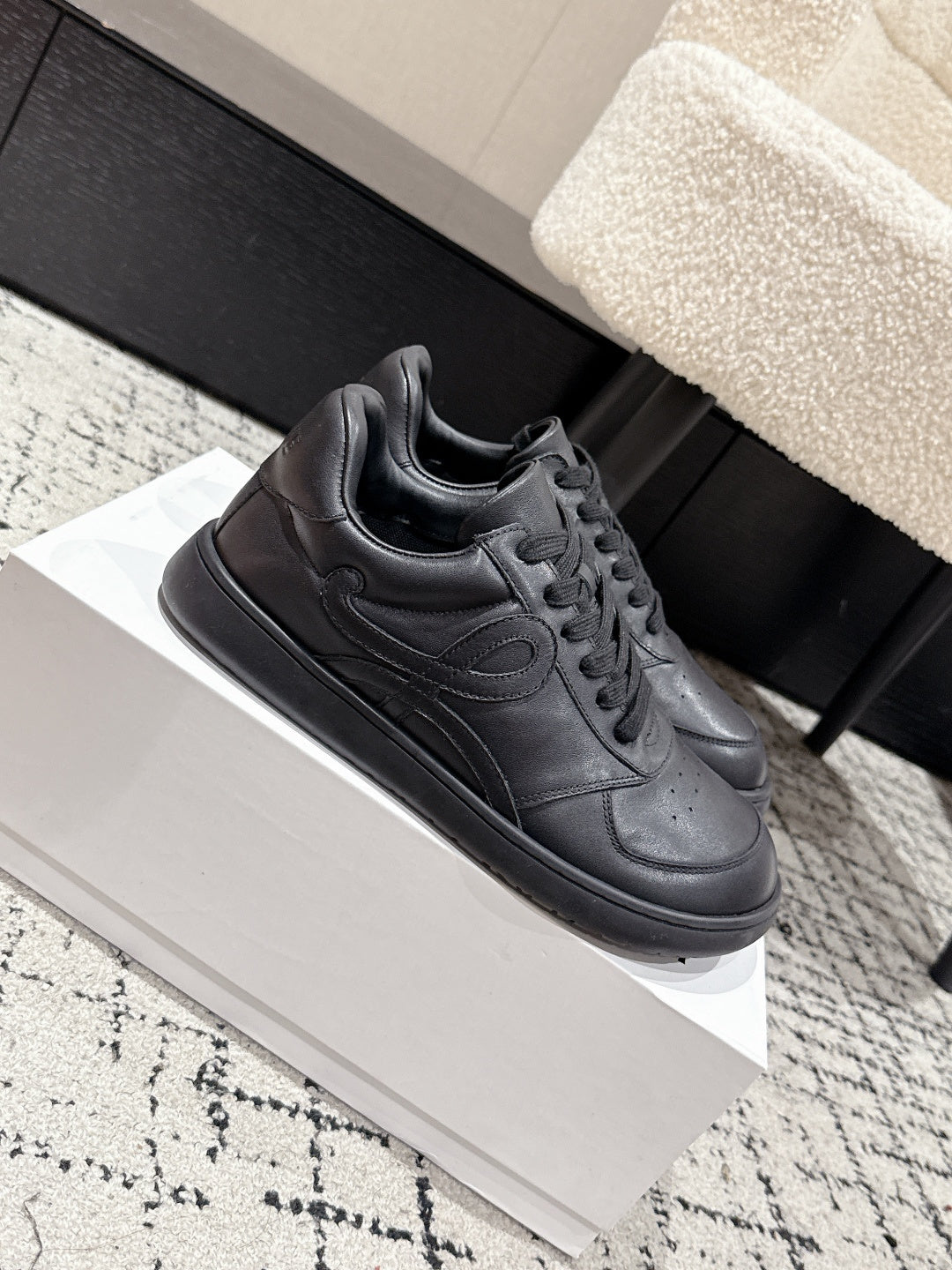 Loewe Jambo Sneaker Black Calfskin 500413
