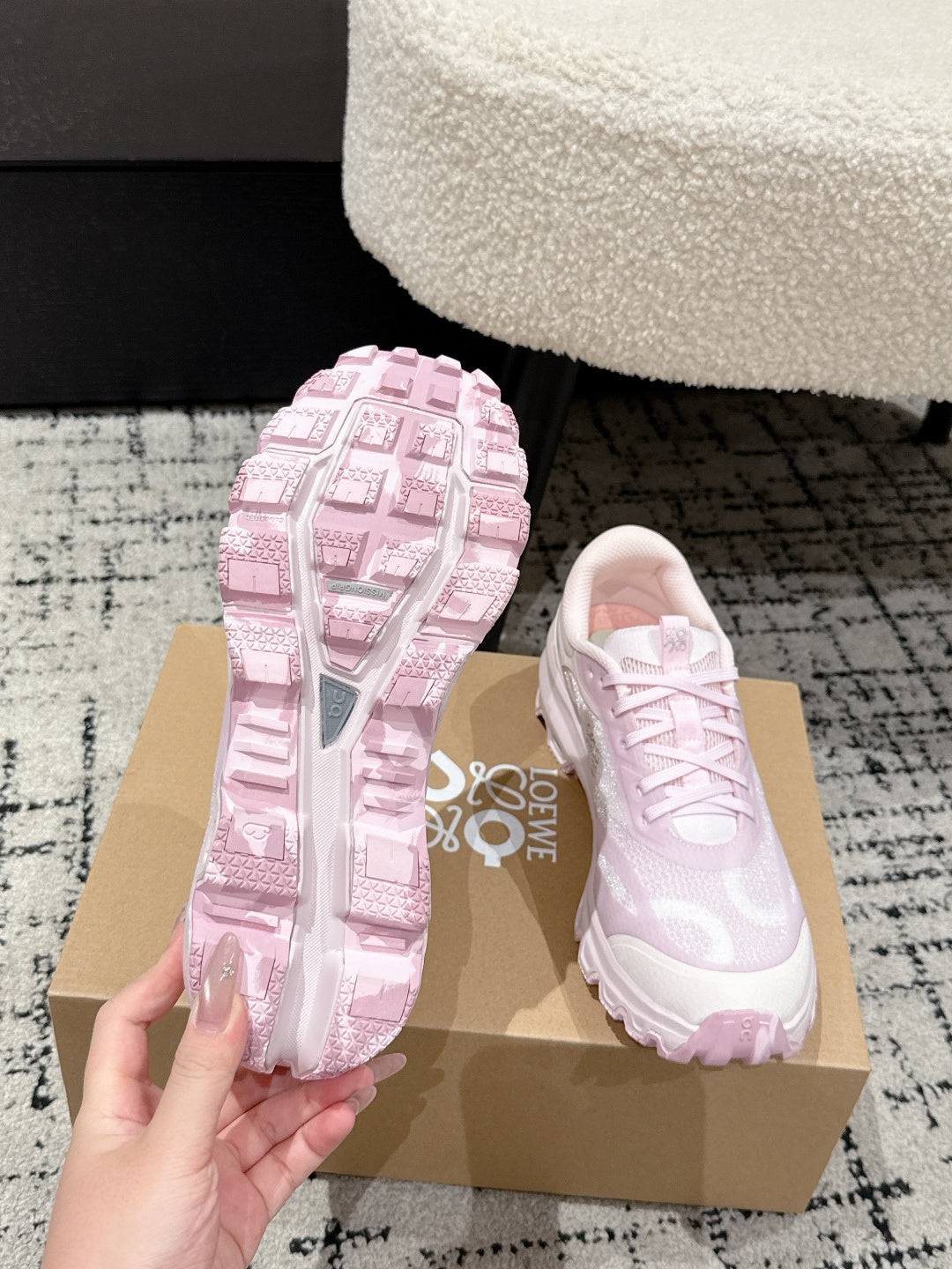 Loewe Ballet Runner 2.0 Sneaker Pink Mesh 500516