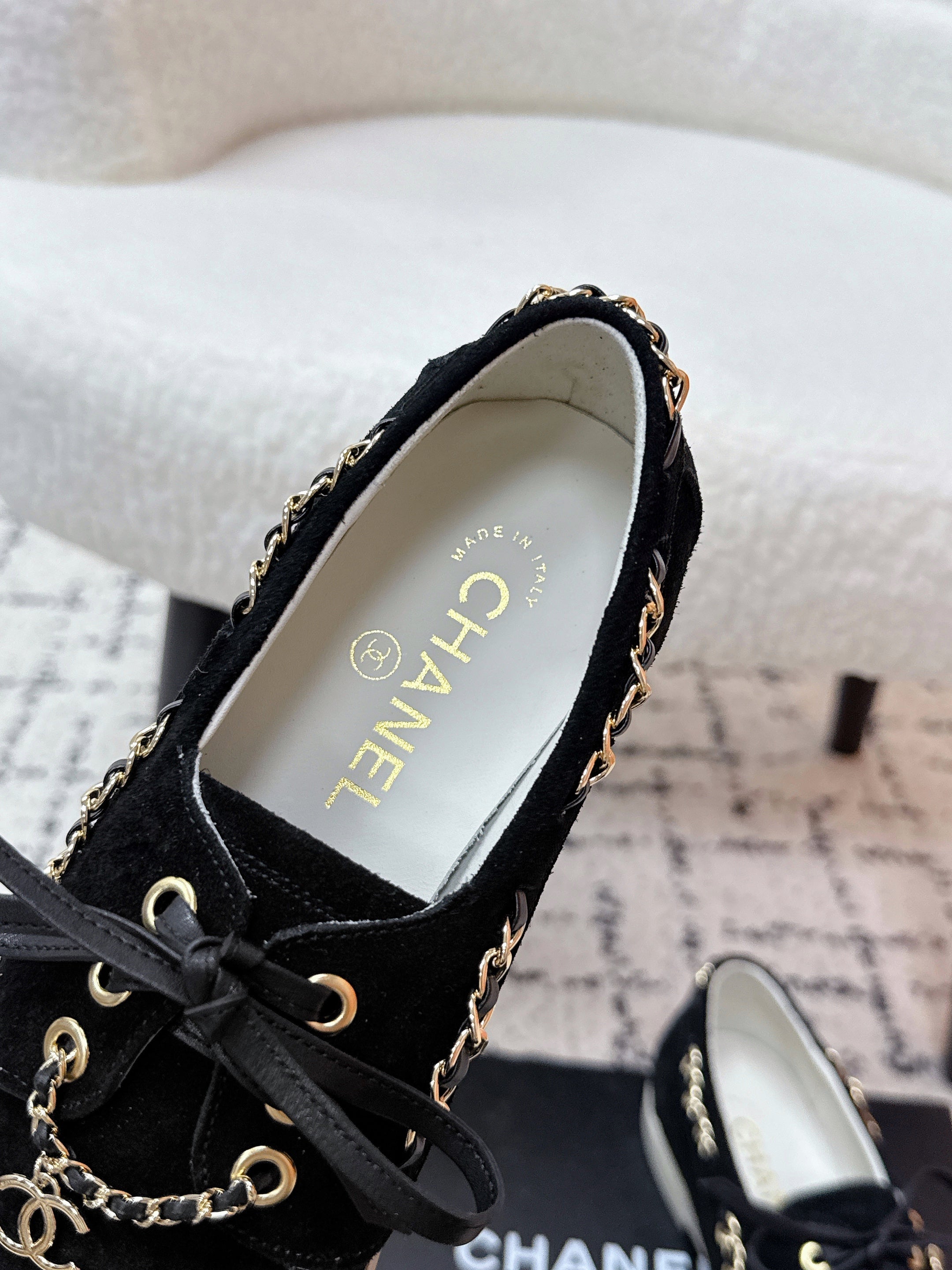 CC Cruise 25/26 Moccasins Black Suede Sheepskin