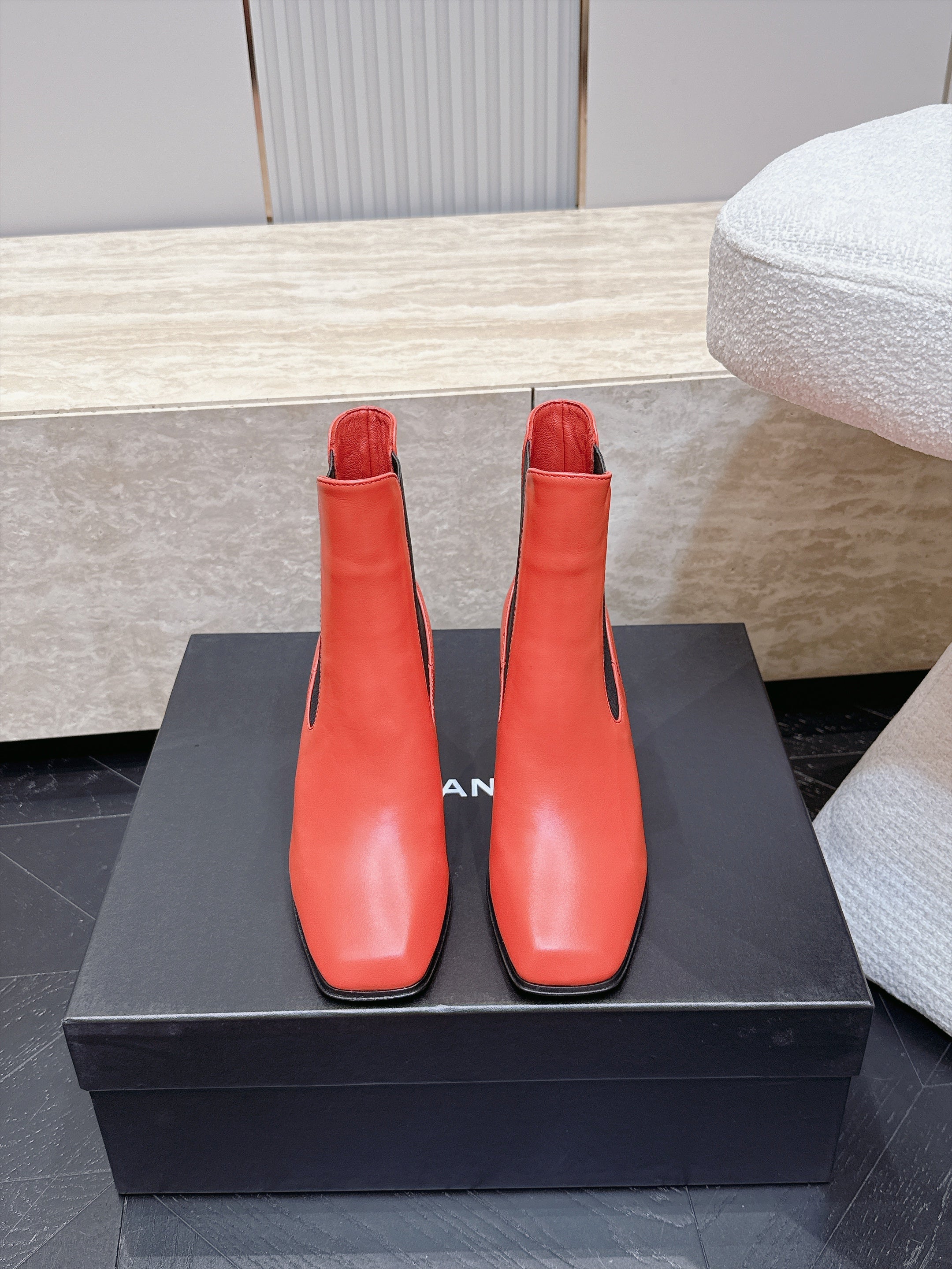 CC Autumn/Winter 2026 Ankle Boots 7cm Red Calfskin 954120