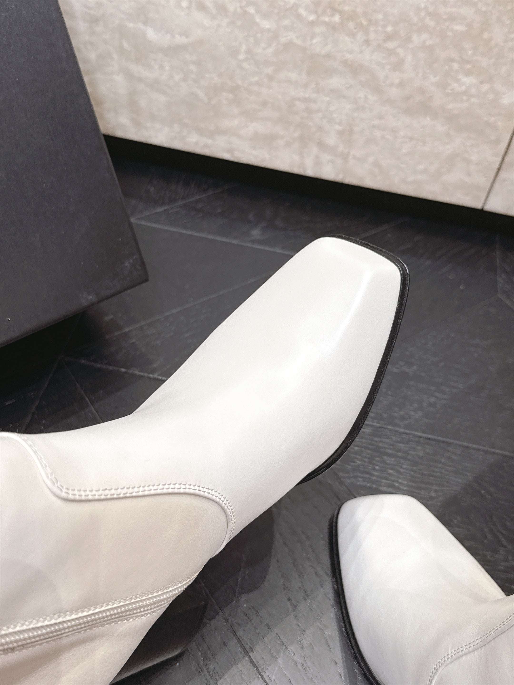 CC Autumn/Winter 2026 Ankle Boots 7cm White Calfskin 954125