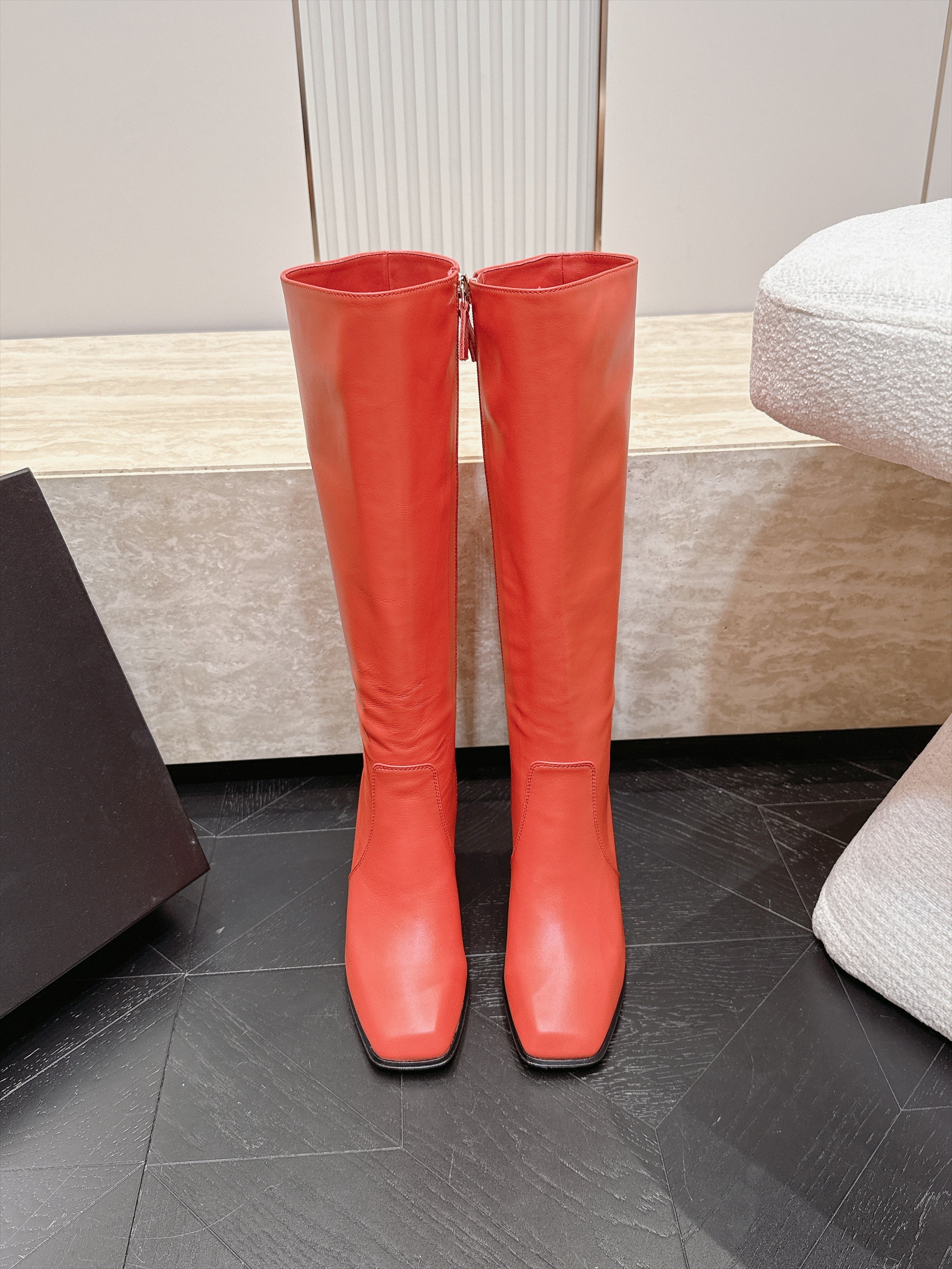 CC Autumn/Winter 2026 Boots 7cm Red Calfskin 954129