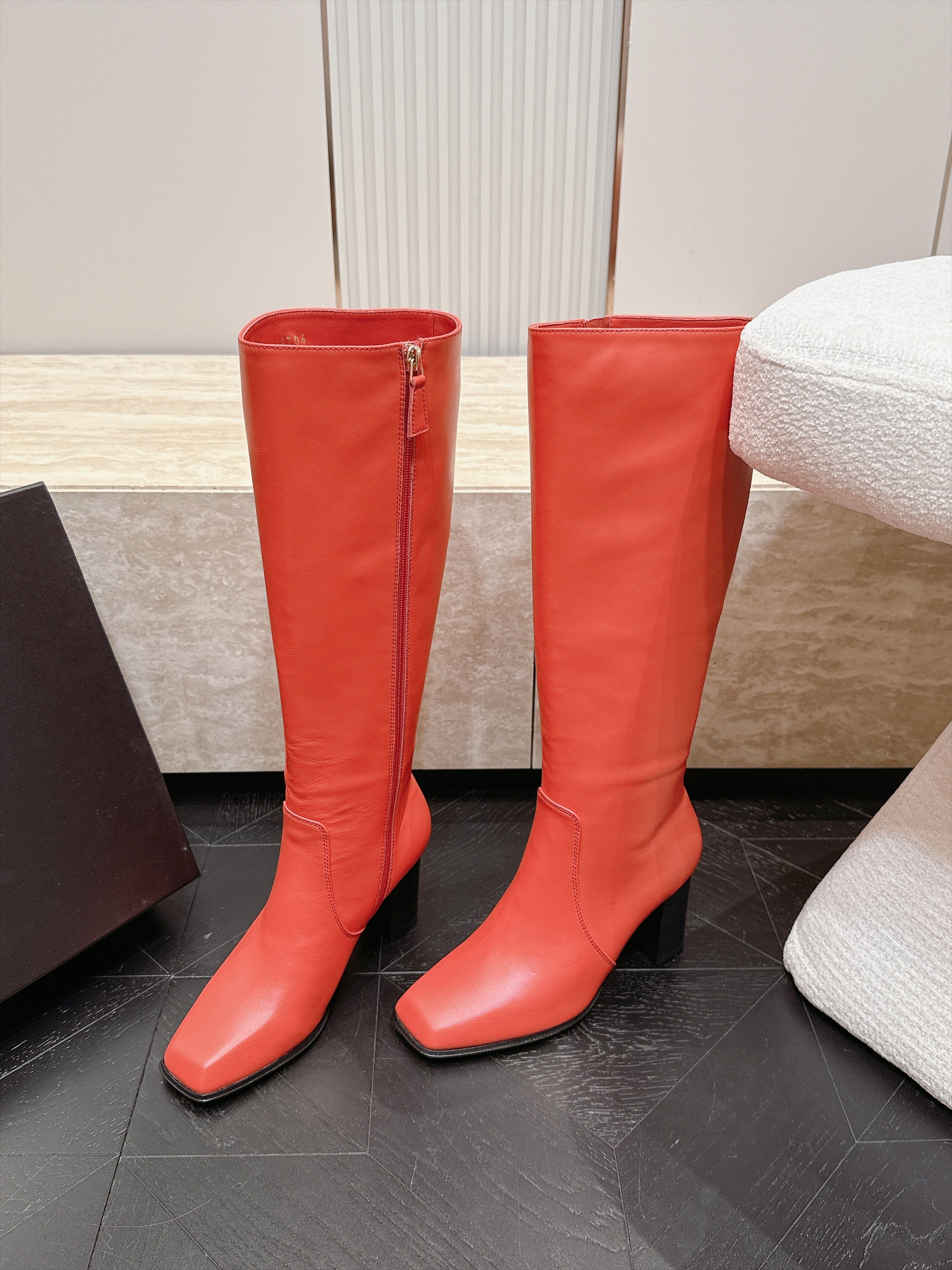 CC Autumn/Winter 2026 Boots 7cm Red Calfskin 954129