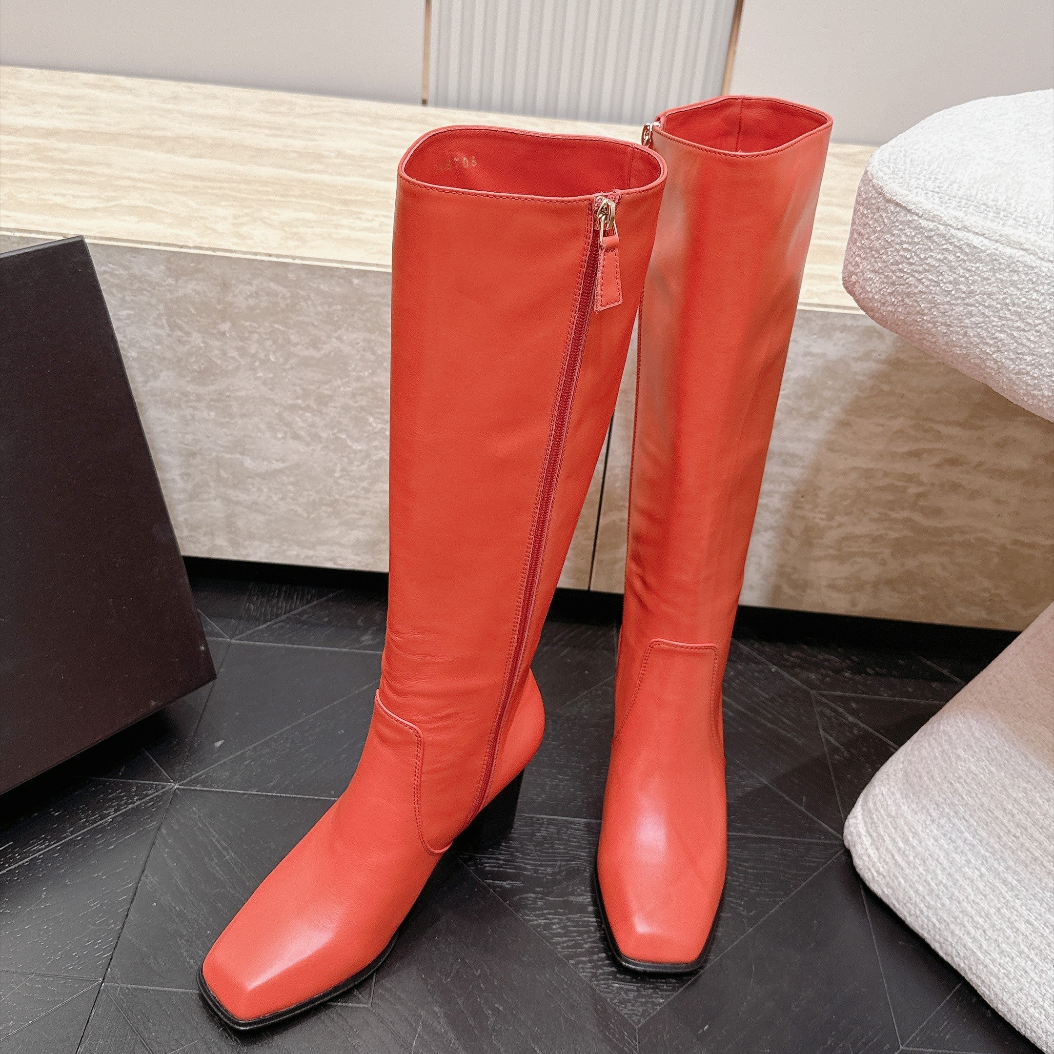 CC Autumn/Winter 2026 Boots 7cm Red Calfskin 954129