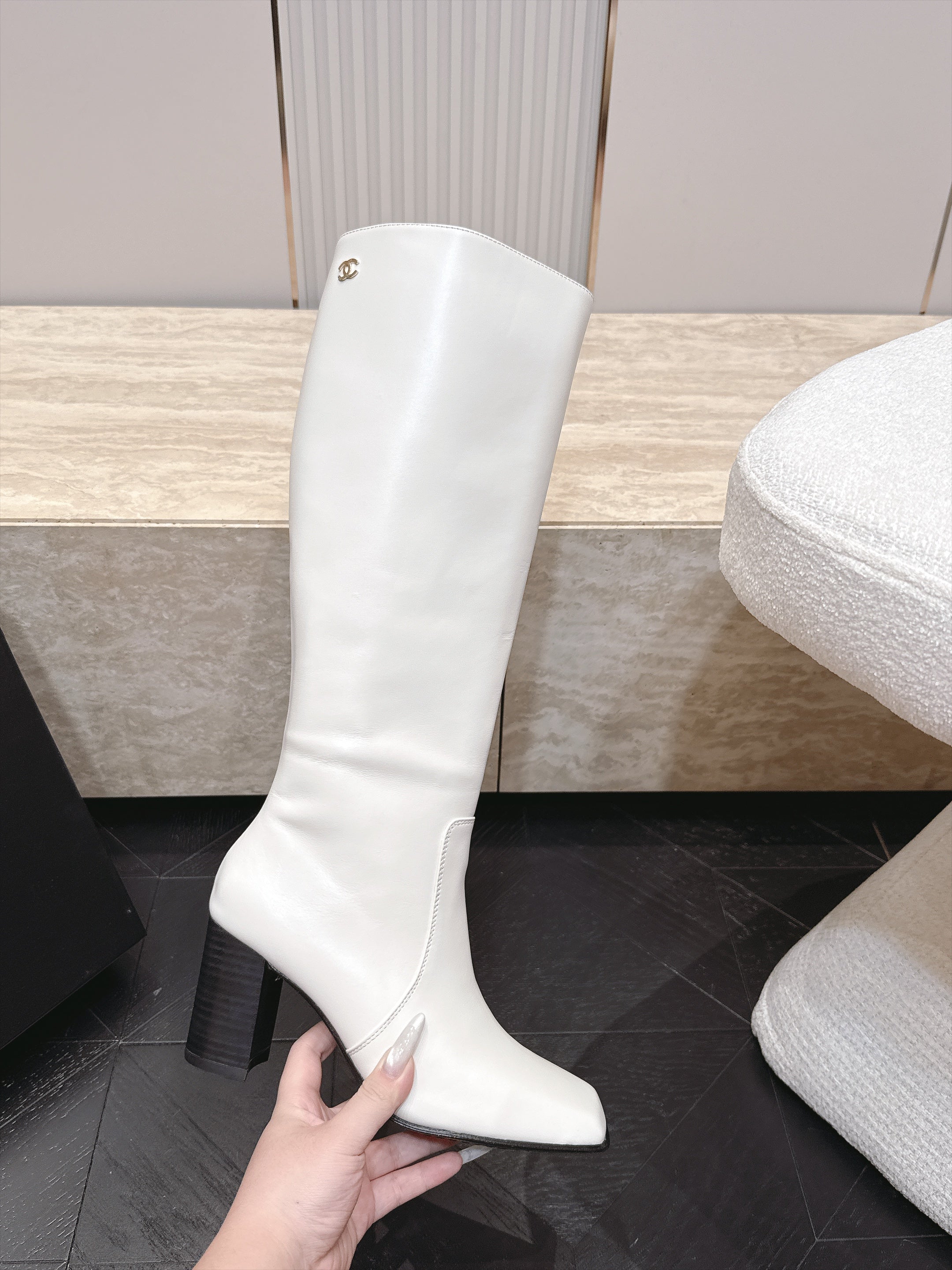 CC Autumn/Winter 2026 Boots 7cm White Calfskin 954130