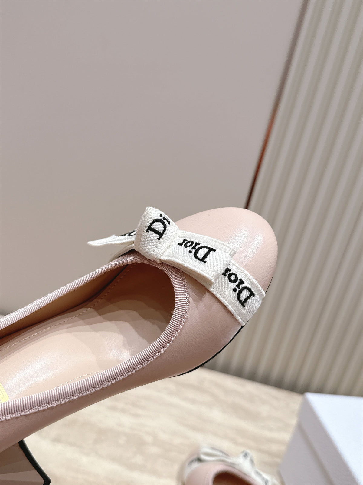 CD 26s Block Heel Pumps 7cm Pink Leather 121651