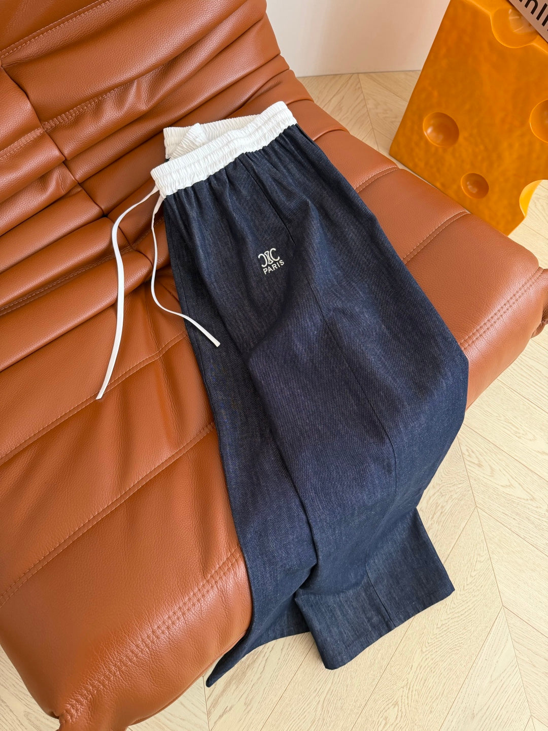 Celine TrackSuit Pant Dark blue Denim 357951