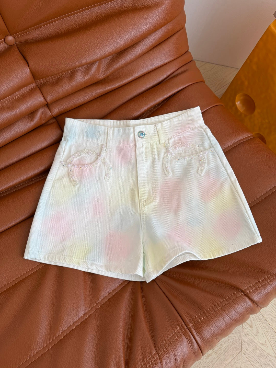 CC 26s Short Rainbow Gradient Washed Denim