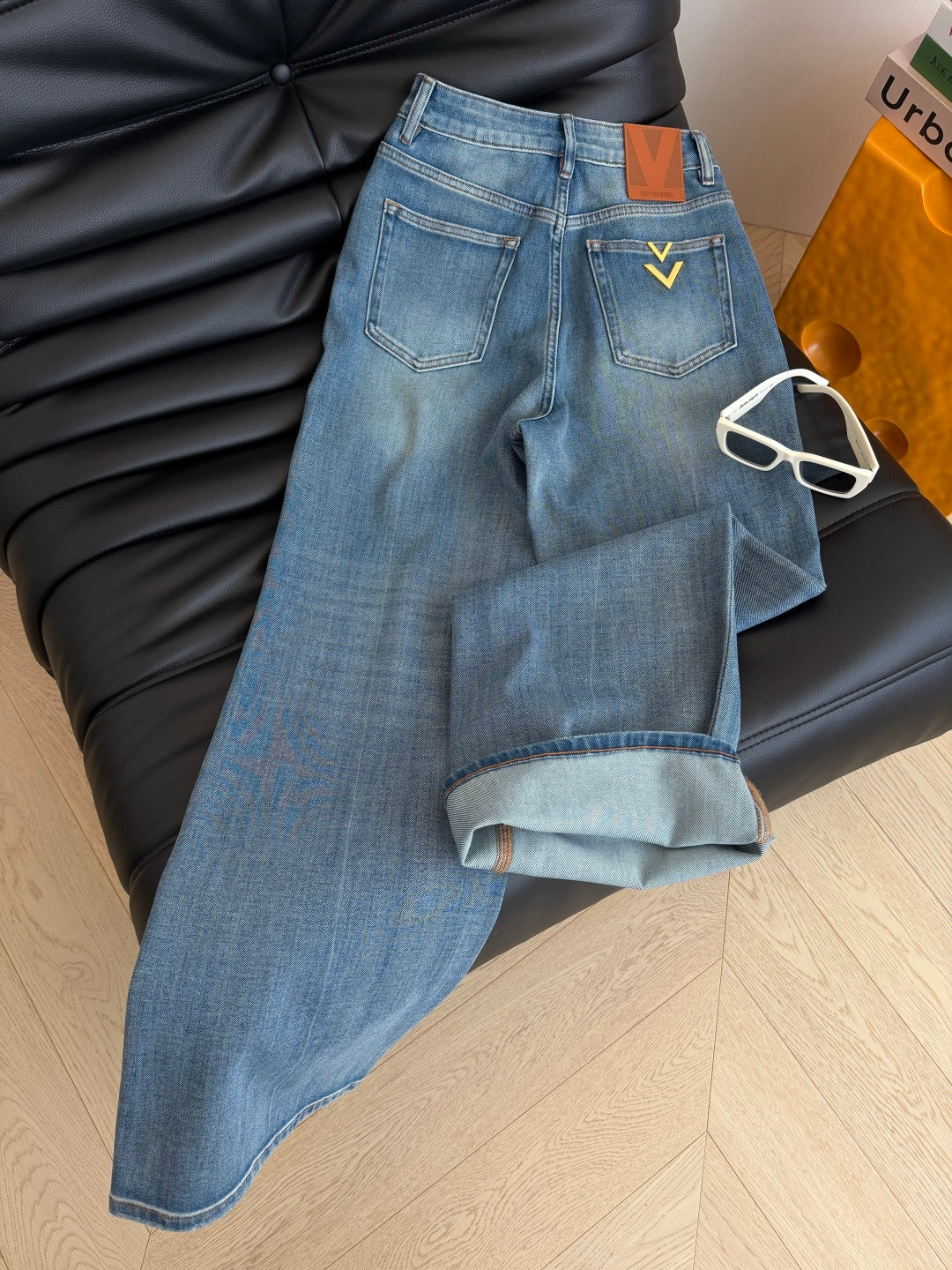Valentino Jeans Long Legs Wash Blue Denim 384831