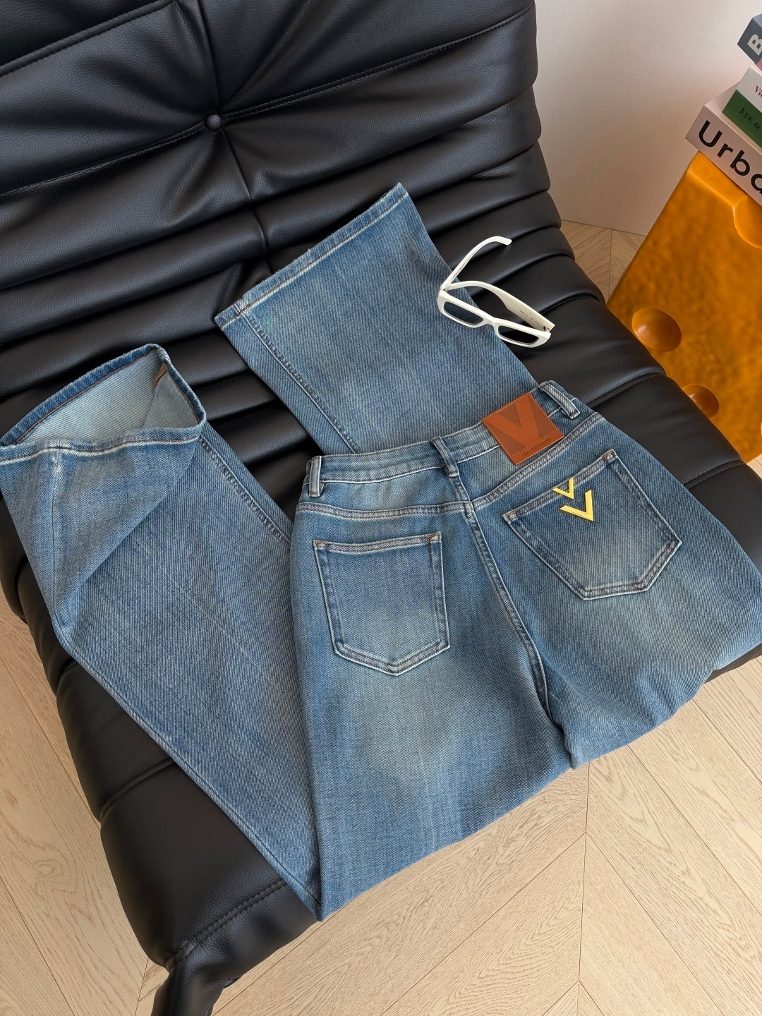 Valentino Jeans Long Legs Wash Blue Denim 384831