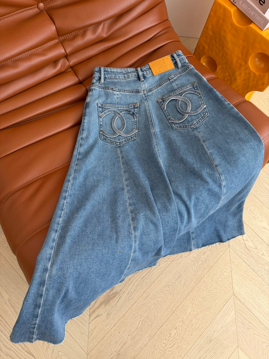 CC 26s Maxi Skirt Blue Denim 396166