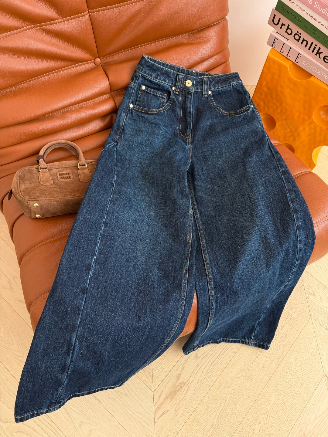 BC 26s Wide-Leg Jeans Dark Blue Denim 424256