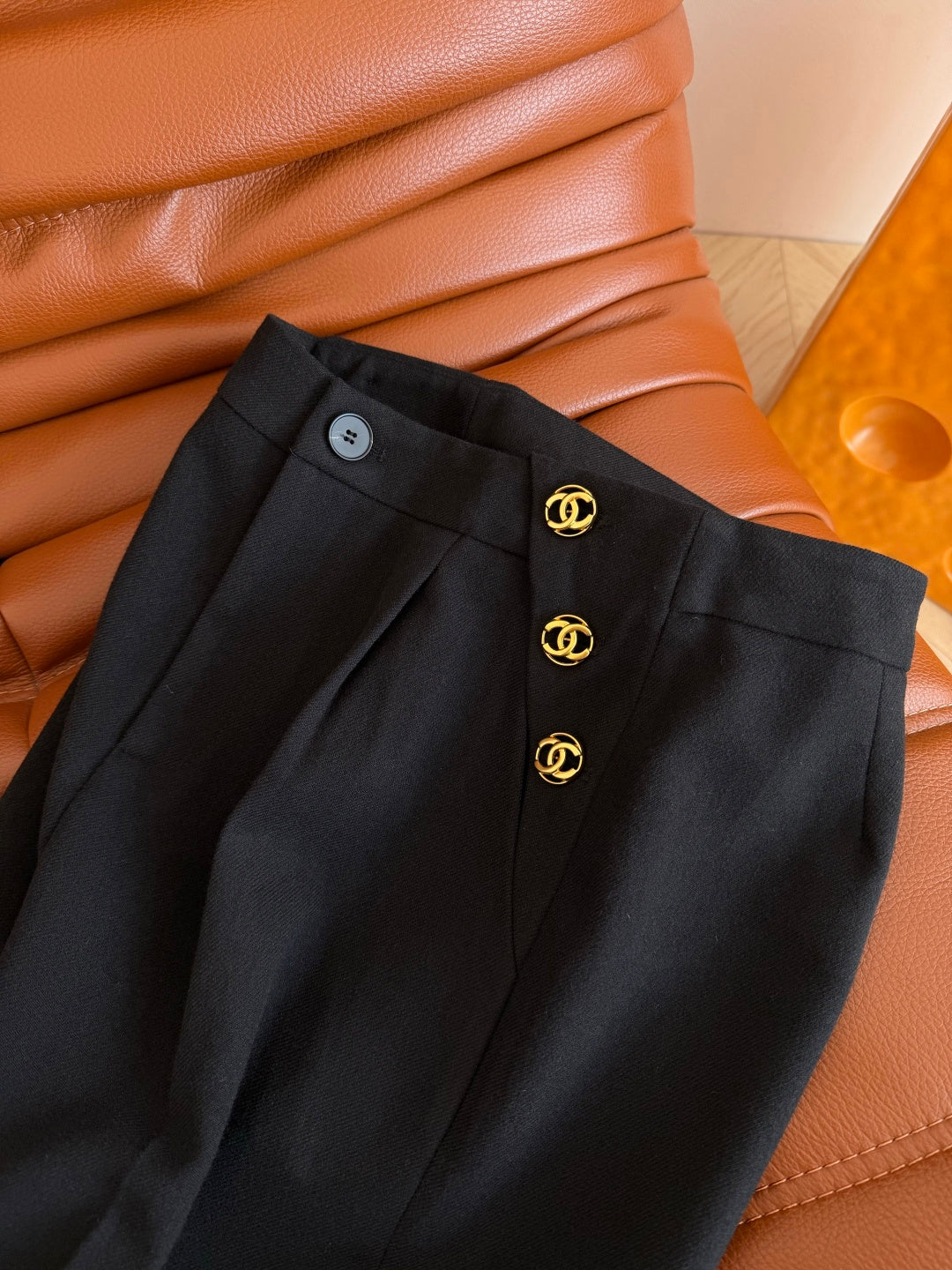 CC 26s Trousers Black Wool 441229