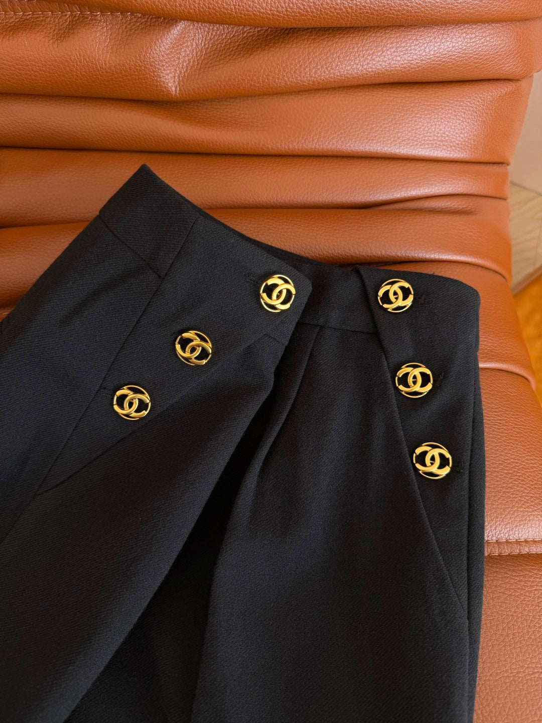 CC 26s Trousers Black Wool 441229