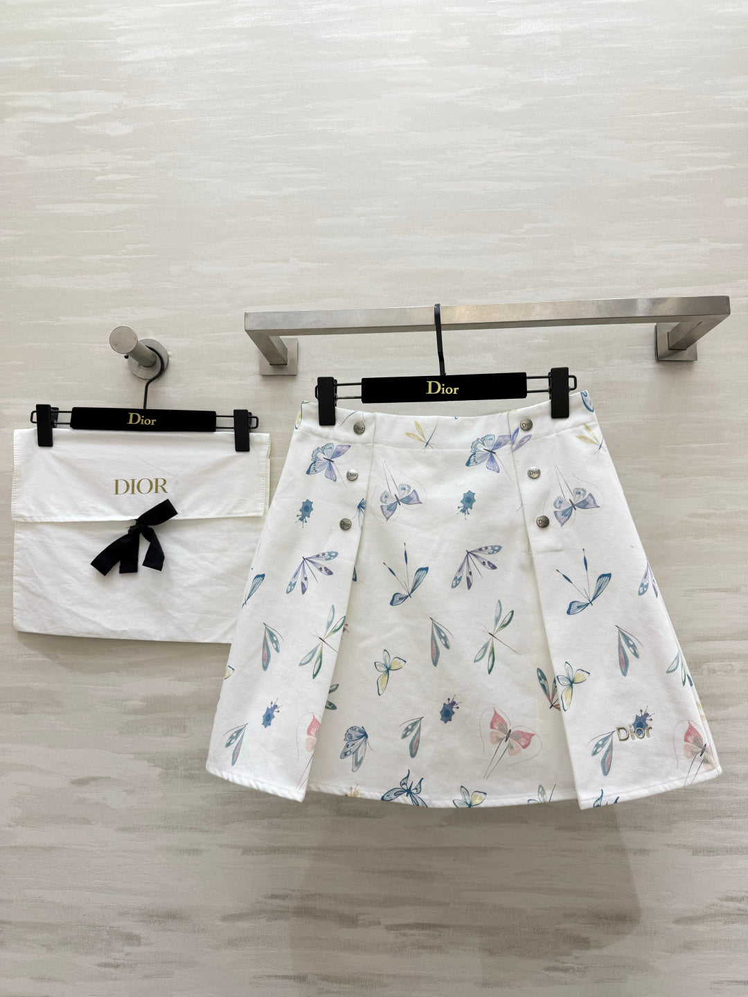 CD Kids' A-Line Skirt Ivory Cotton 390588