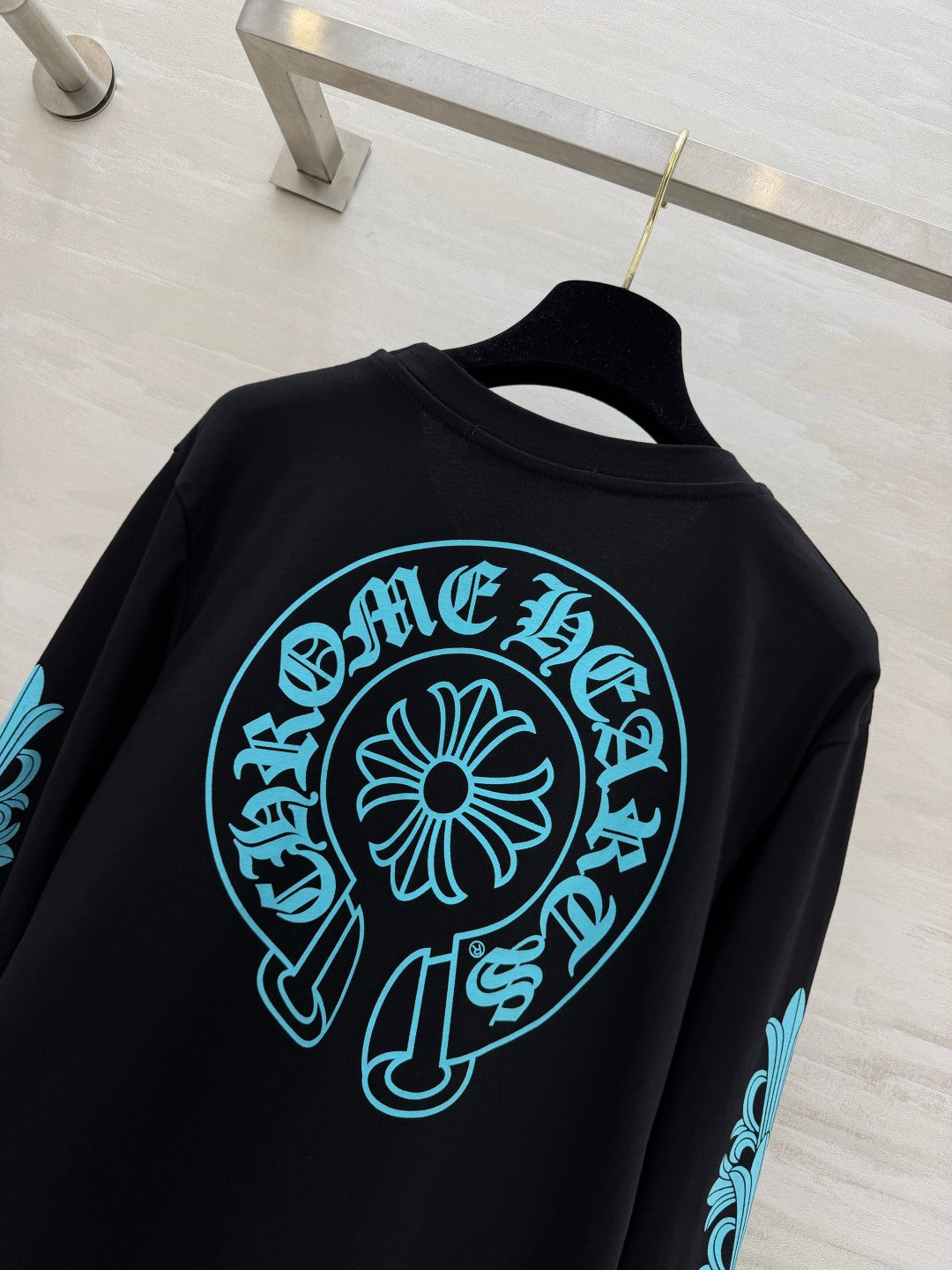 Chrome Hearts Tiffany Blue Long-Sleeve T-Shirt 410353