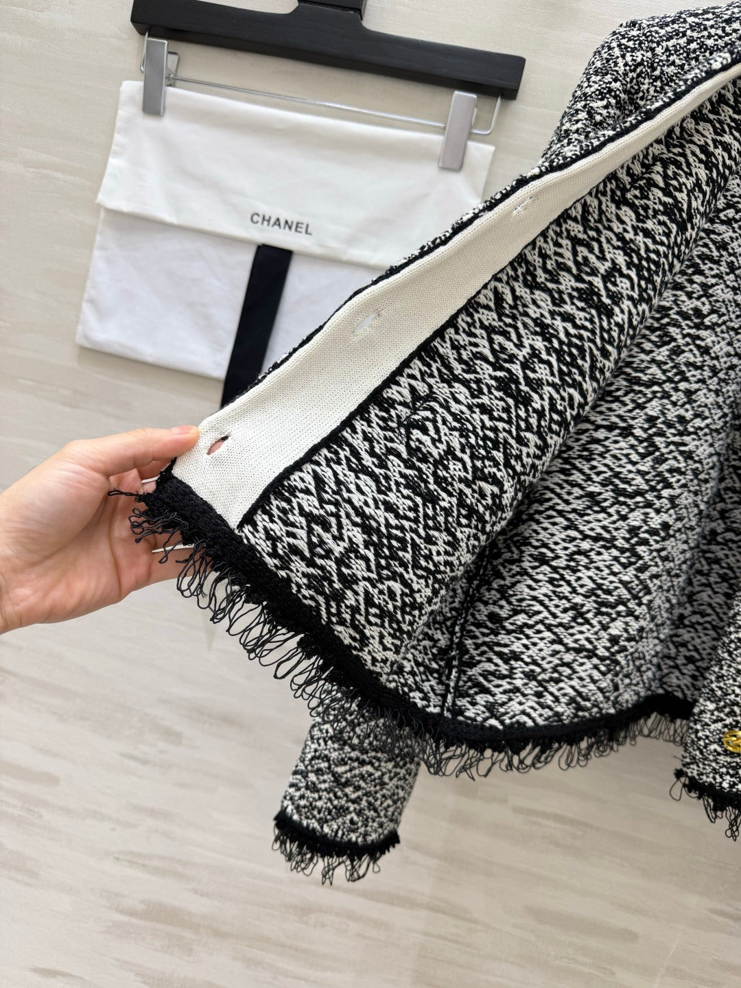 CC 26s Jacket Black White Tweed 416073