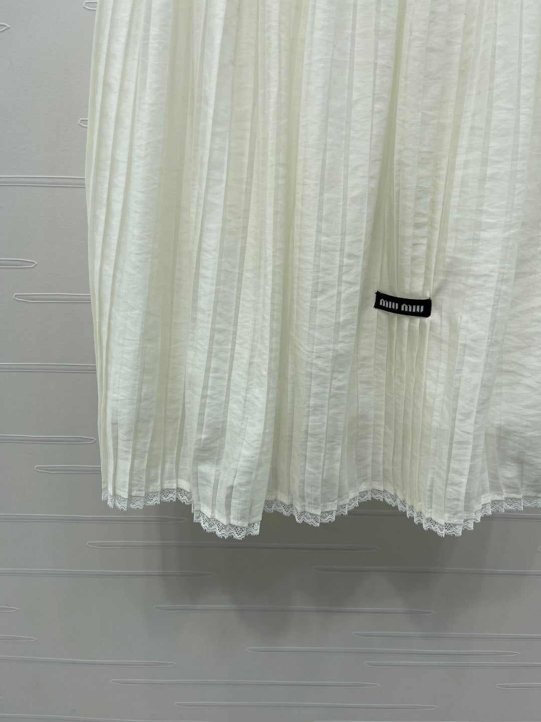 Miu Midi Skirt Cotton Nylon Silk 392682