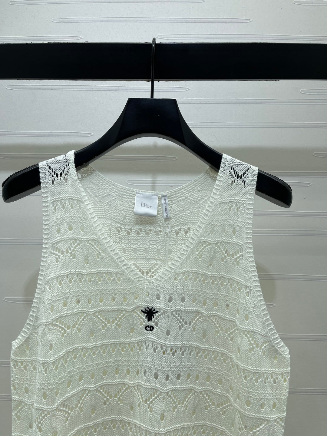 CD Knit Vest Dress Cotton 392669