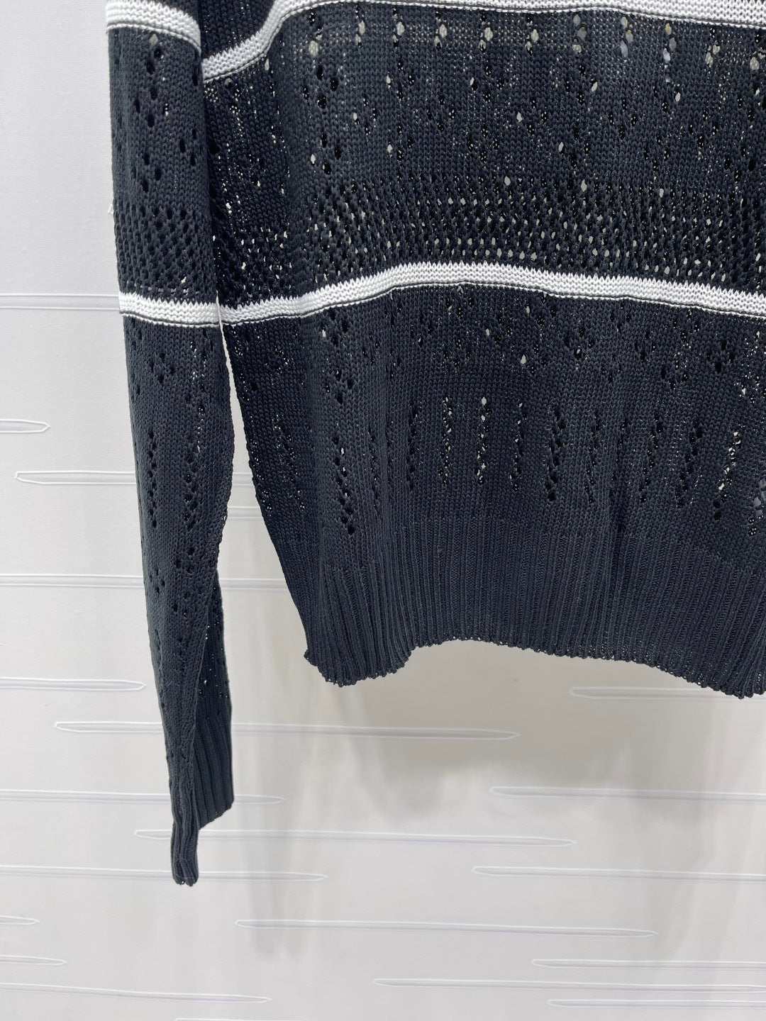 CD 26s Short-Sleeved Sweater Black Wool 410777