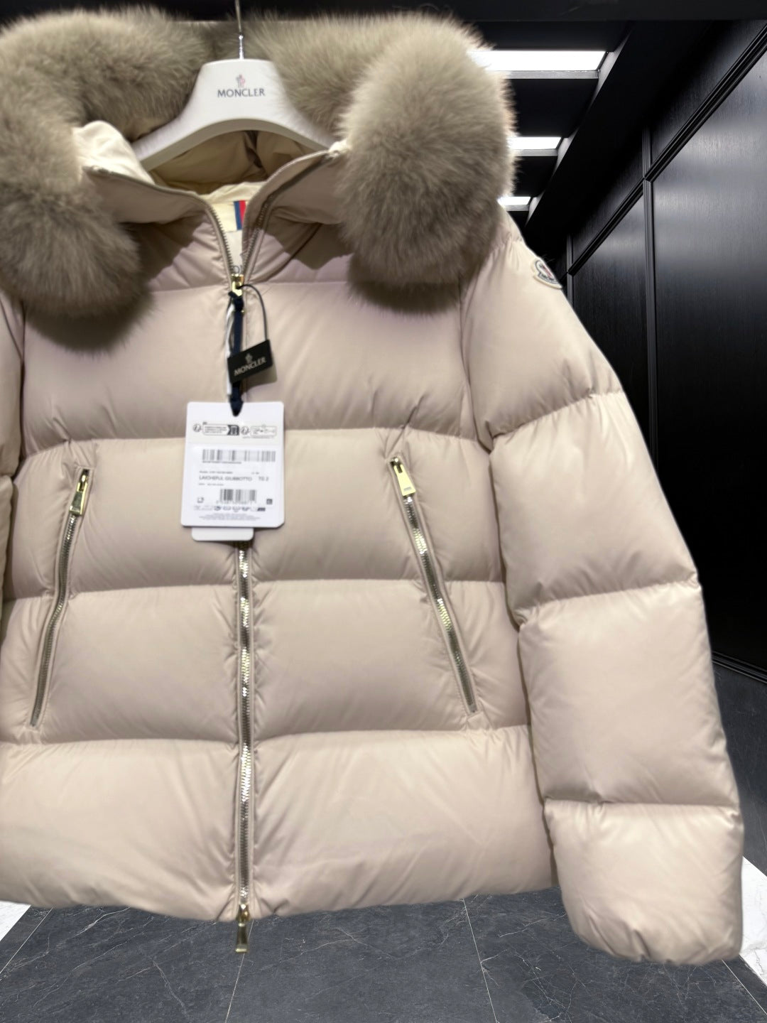 MC 25 Down Jacket Ivory White Polyester 0016