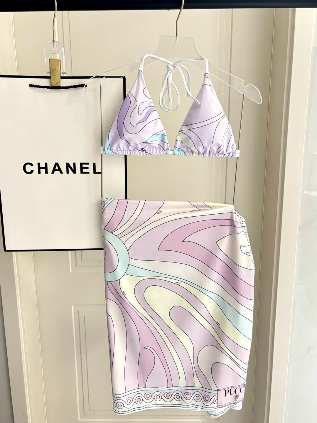 Pucci Three-Piece Bikini 339054