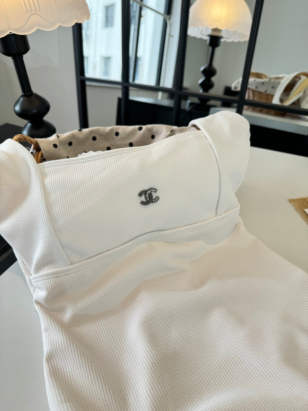 Chanel Bikini White Cotton 185839
