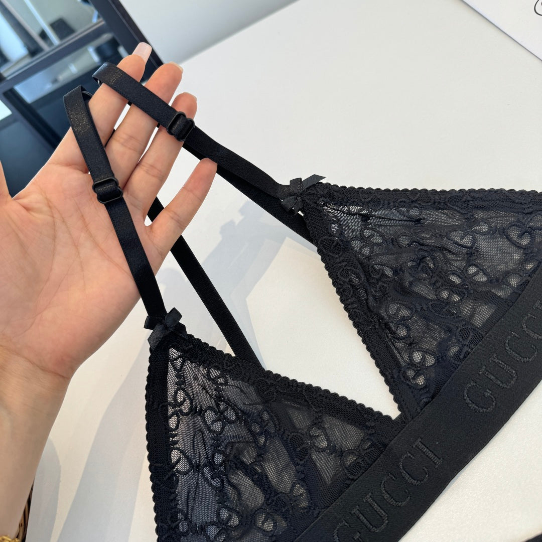 GG 26s Two-Piece Bikini Black Lace 201805