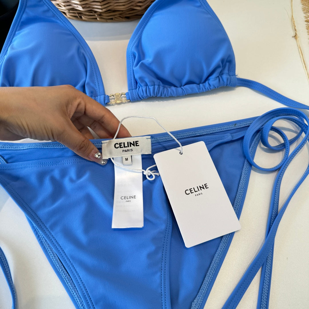 Celine Two-Piece Bikini Sky Blue 203013