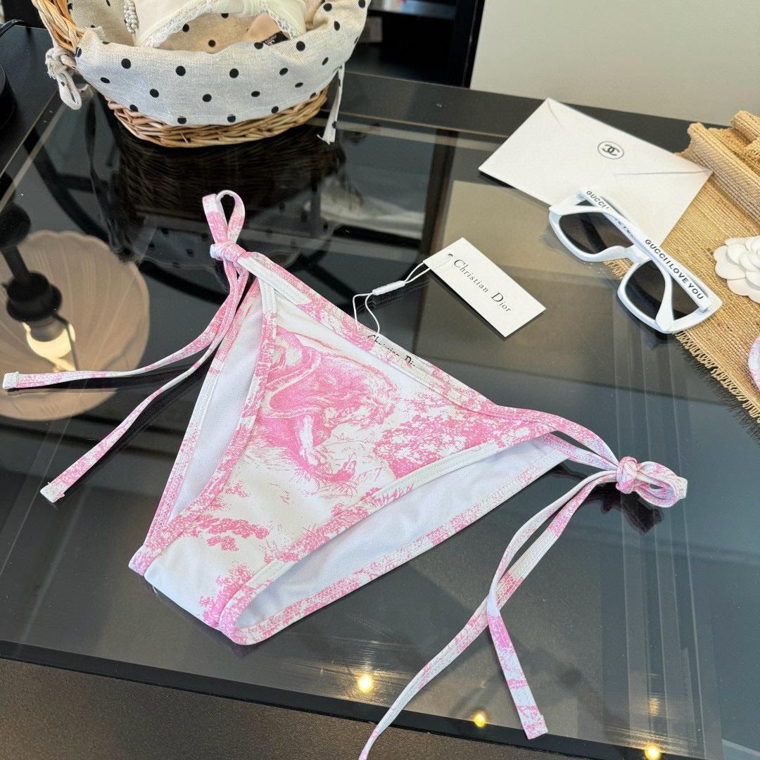 CD 26s Two-Piece Bikini Pink Colorful 201825