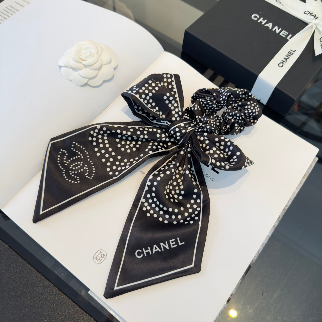 CC 26s Black Bow Scrunchie 275565