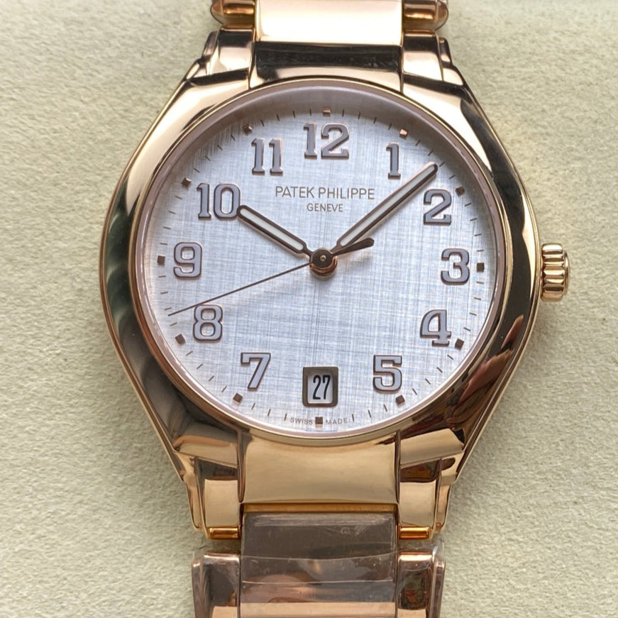 PATEK Twenty-Four 36mm Pink Gold White Dial