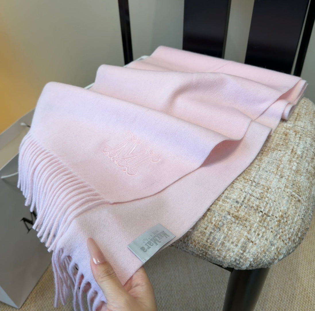 Max Mara Dalia Scarf 36*190cm Light Pink Cashmere 207630