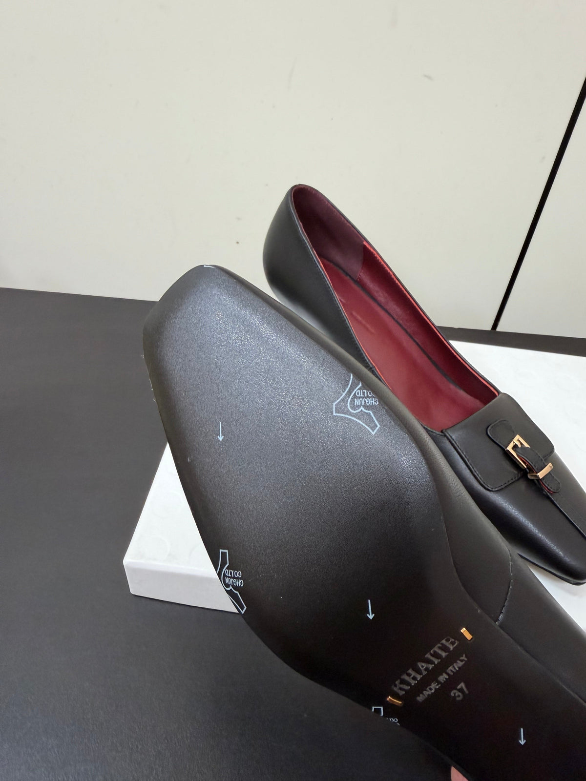 Khaite 26s Celia Pumps 5.5cm Black Leather 909452