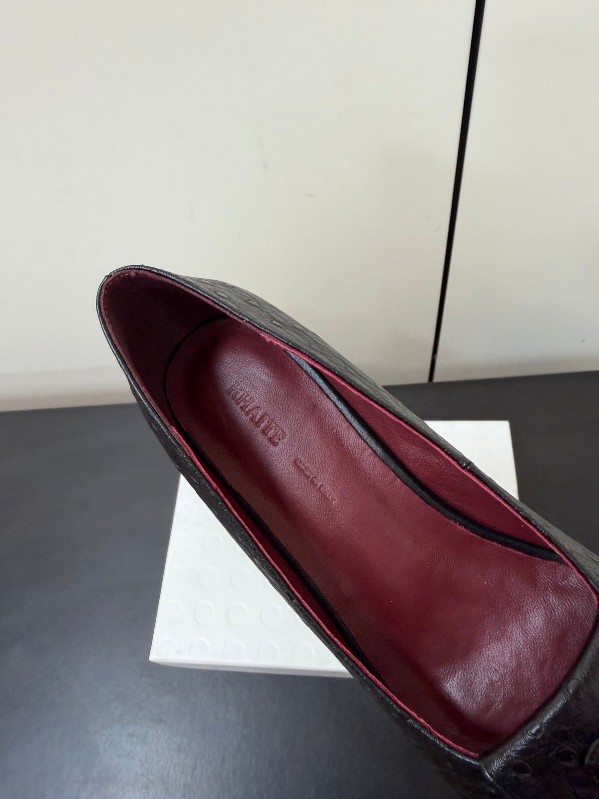 Khaite 26s Celia Pumps 5.5cm Black Leather 909454