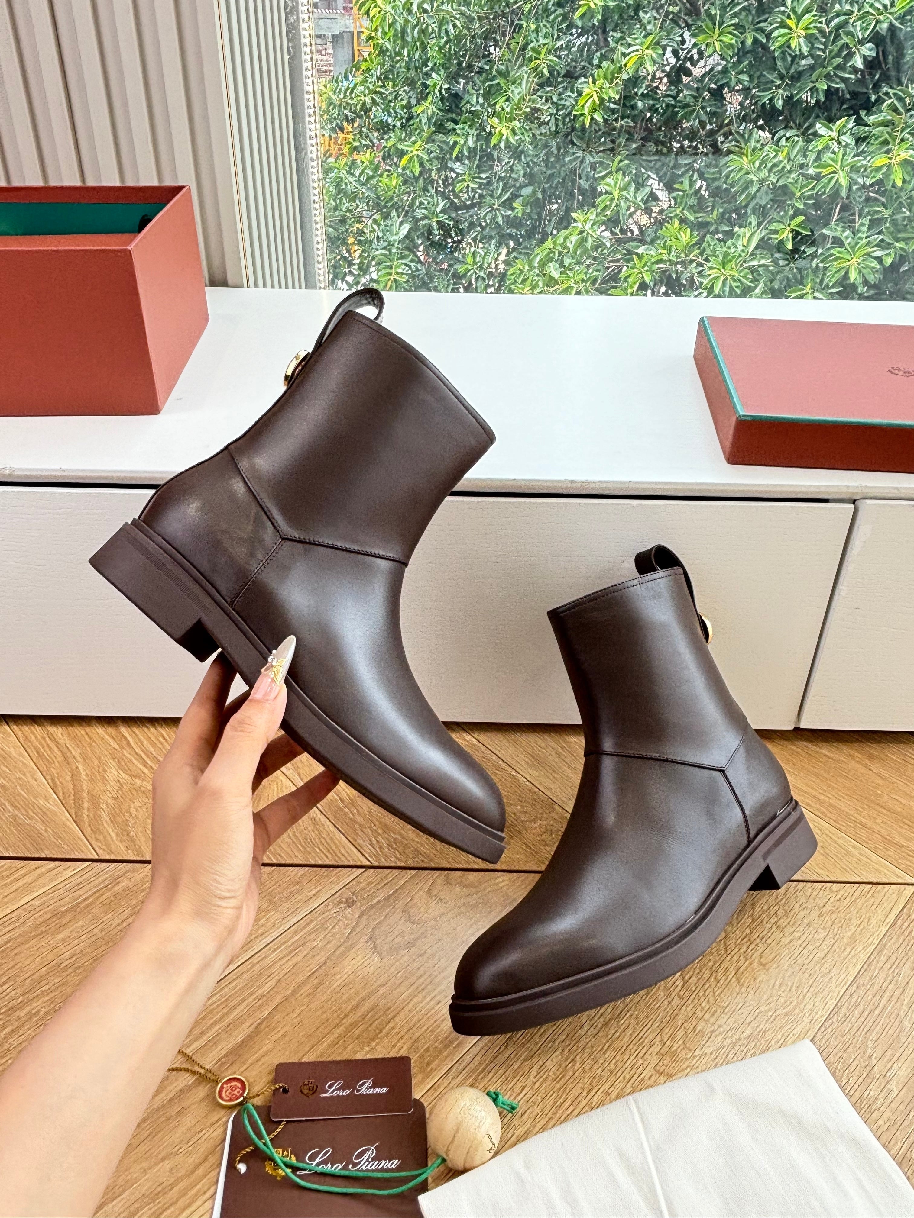 LP Kilda Ankle Boots Brown Leather 507407