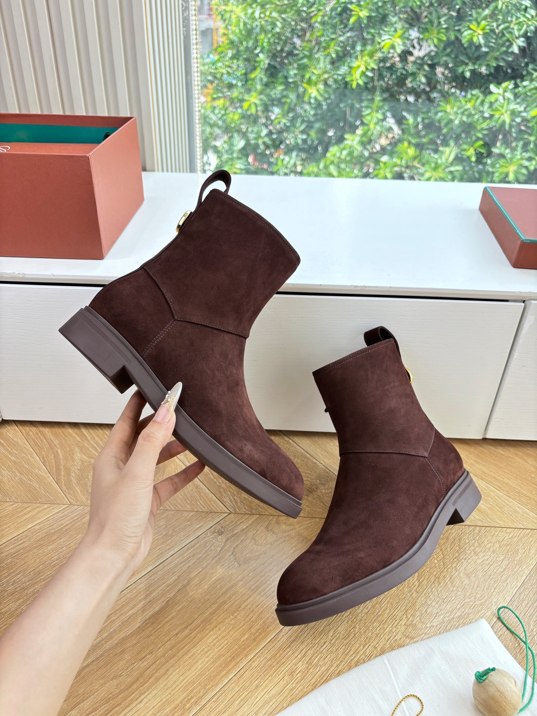 LP Kilda Ankle Boots Brown Suede 507411