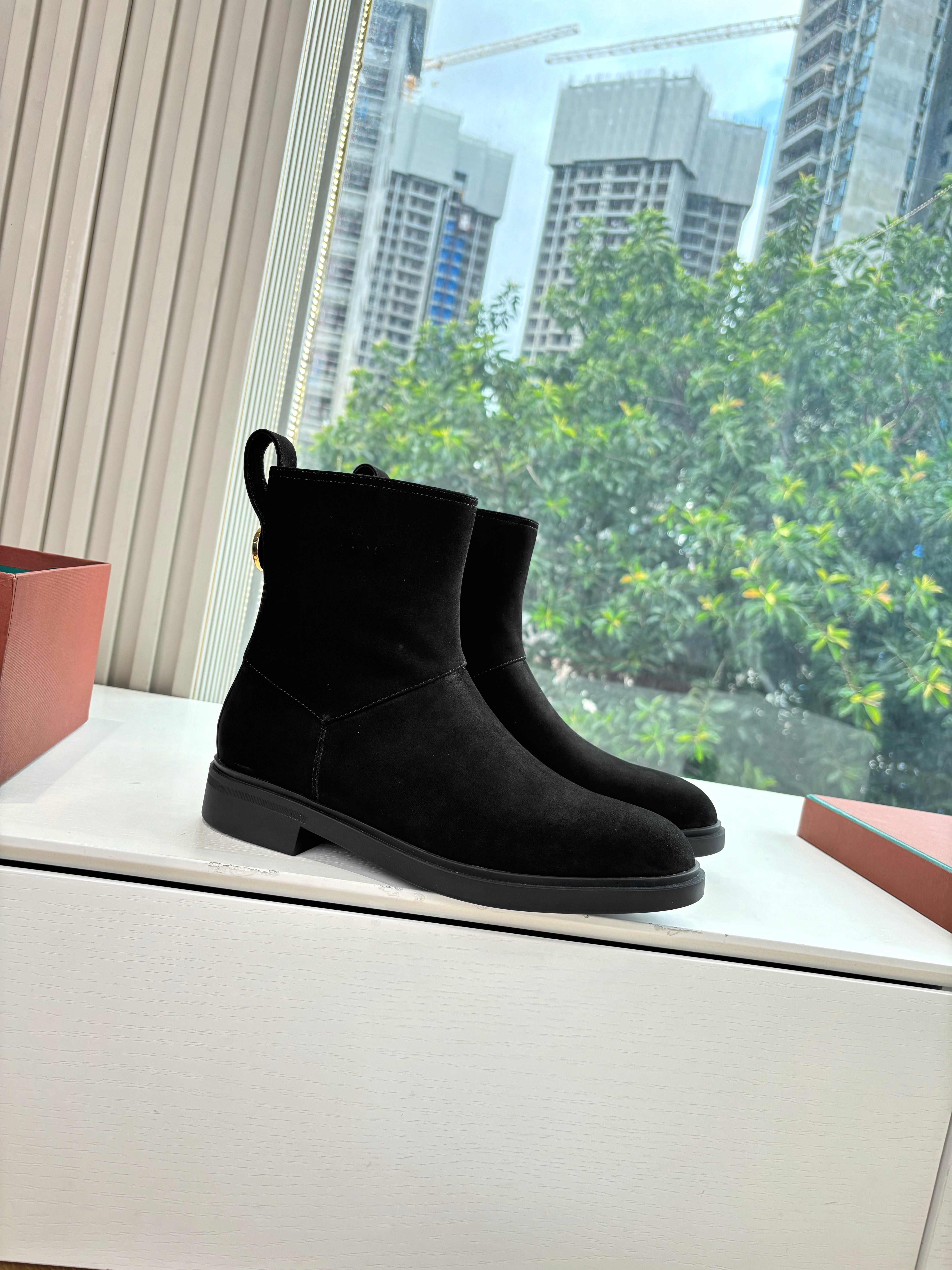 LP Kilda Ankle Boots Black Suede 507412