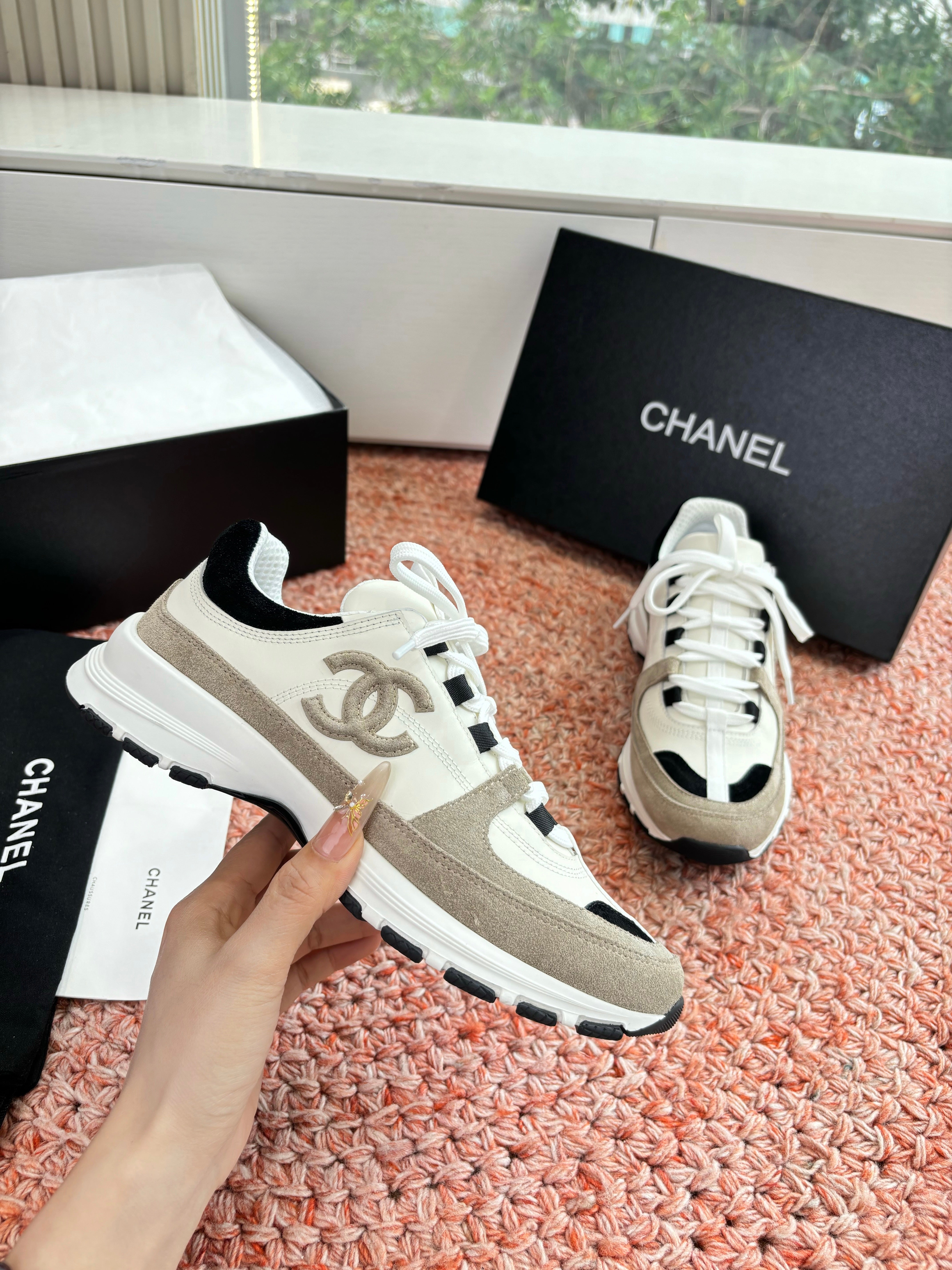 CC SS26 Casual Shoes Khahi White Leather Suede 648250