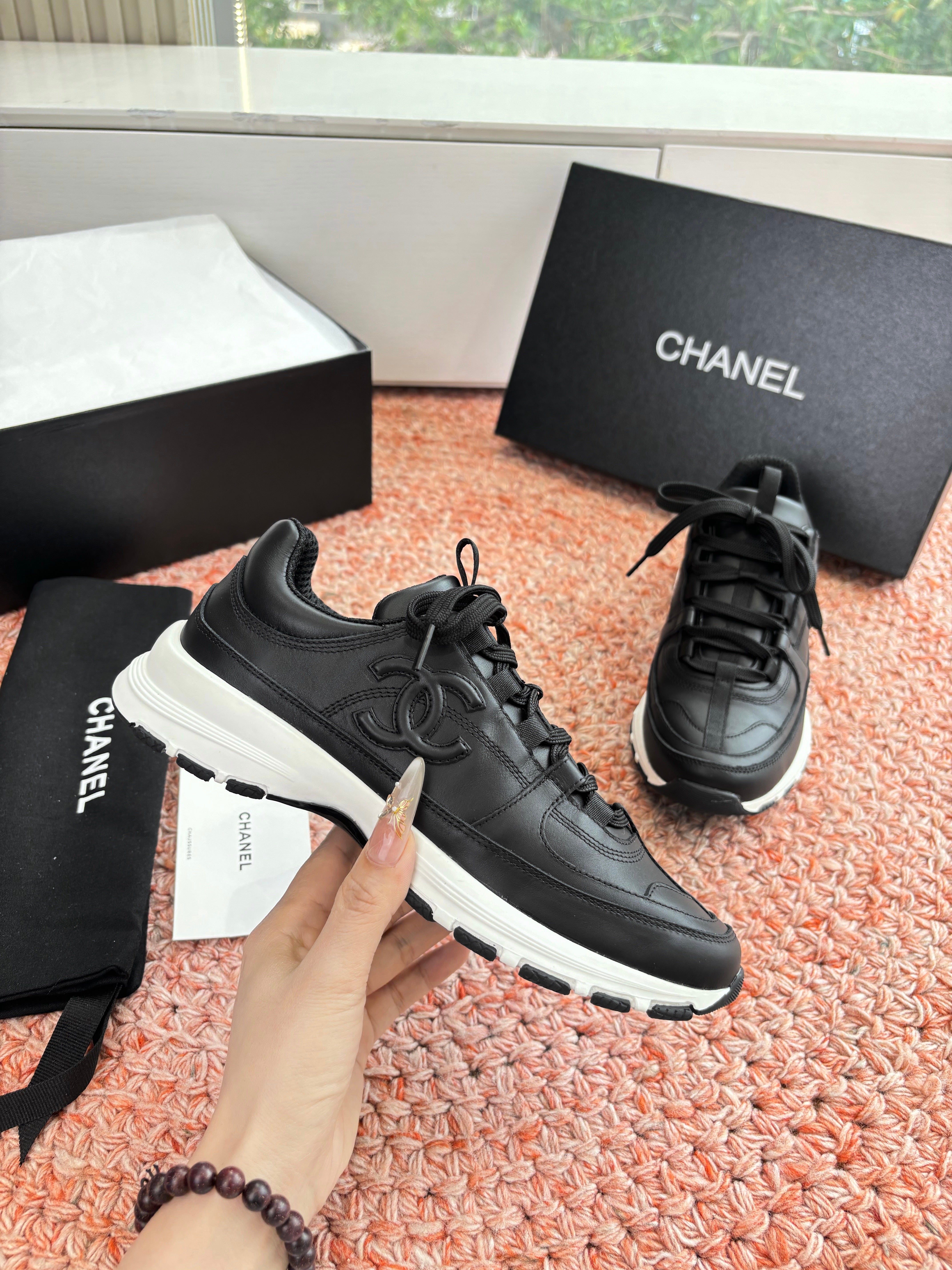 CC SS26 Casual Shoes Black Leather 648251
