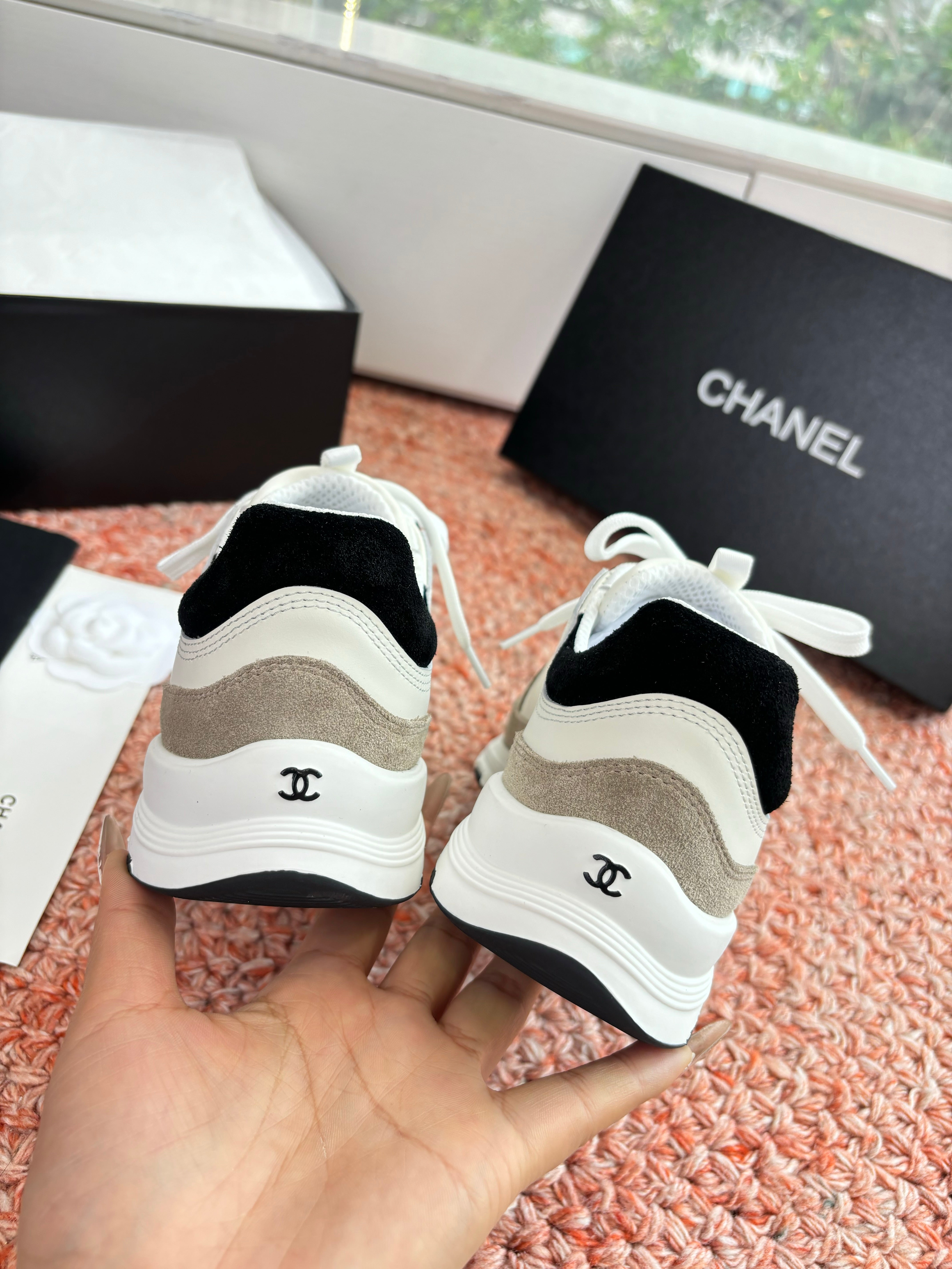 CC SS26 Casual Shoes Khahi White Leather Suede 648250